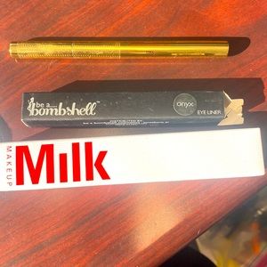 Trio -Milk black mascara- bombshell onyx eyeliner & Wander liquid eyeliner